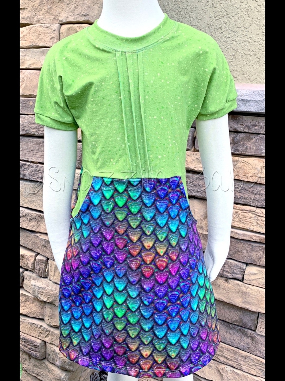 Girls' 6 Dragon Scales Dress